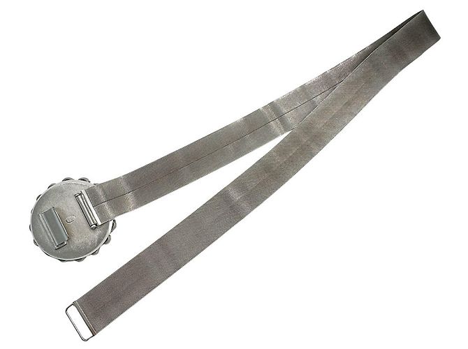 Louis Vuitton Wendelgürtel Grau und Silber Braun - Ansicht 5