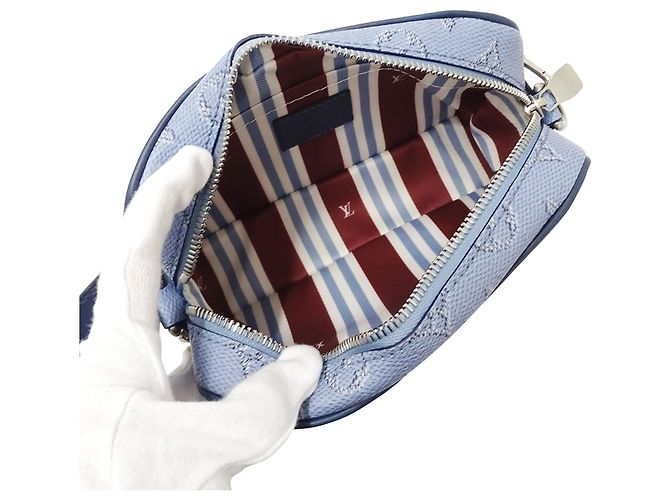 Sac à épaule Louis Vuitton Blue Monogram Bleu - vue 5