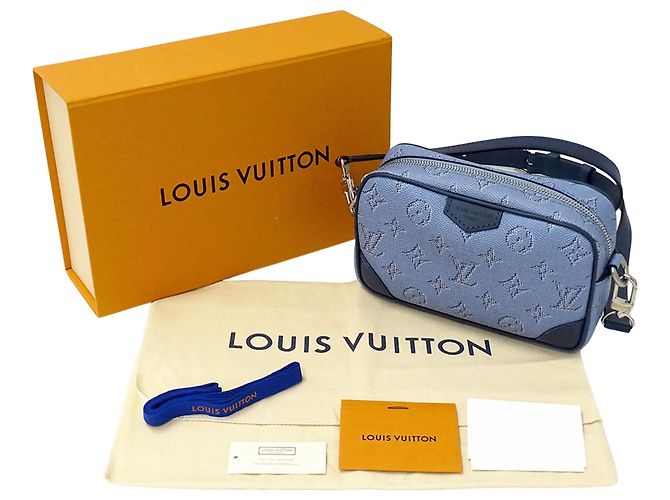 Sac à épaule Louis Vuitton Blue Monogram Bleu - vue 7