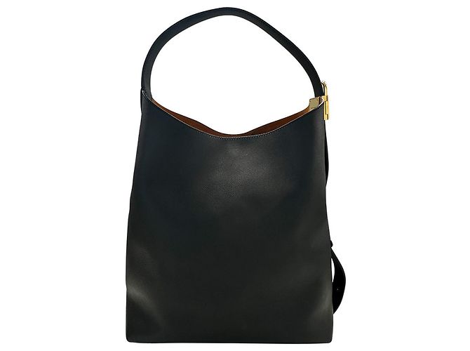 Louis Vuitton Grain Calf Lowkey Hobo MM Noir - vue 2