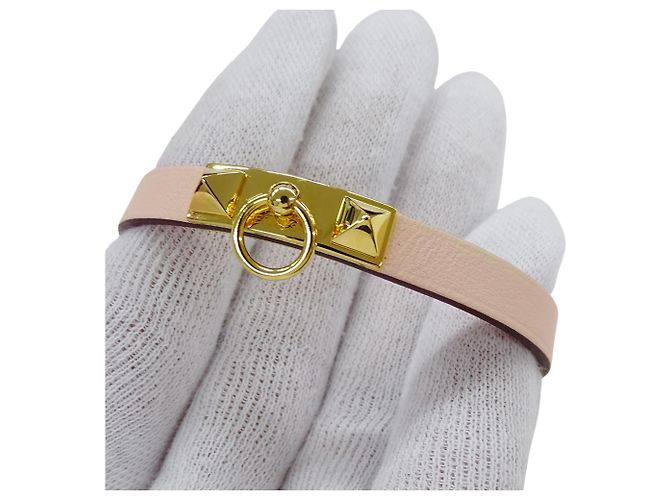 Hermès Bracelet Charm Mini Rival Hermes Rose - vue 13