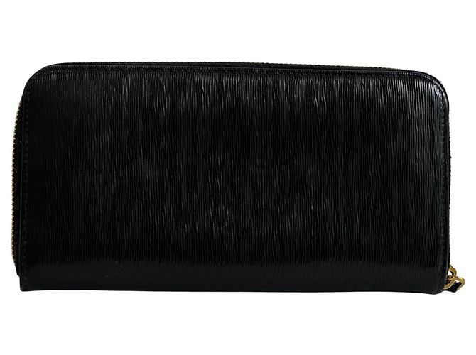 Cartera larga Prada de piel negra Negro - vista 2