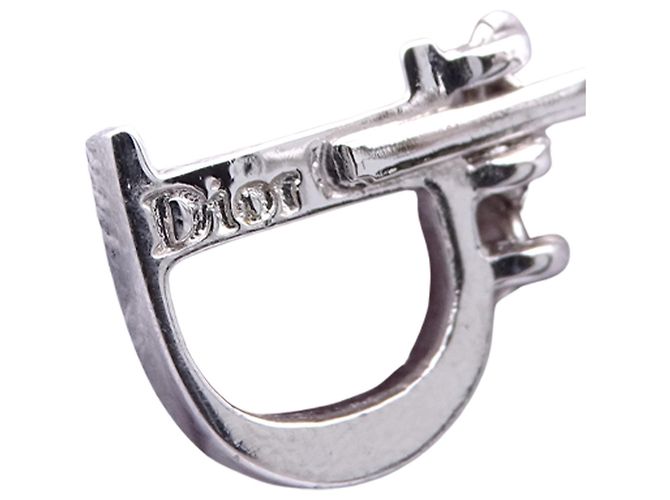 Pendientes de clip Christian Dior Plata - vista 5