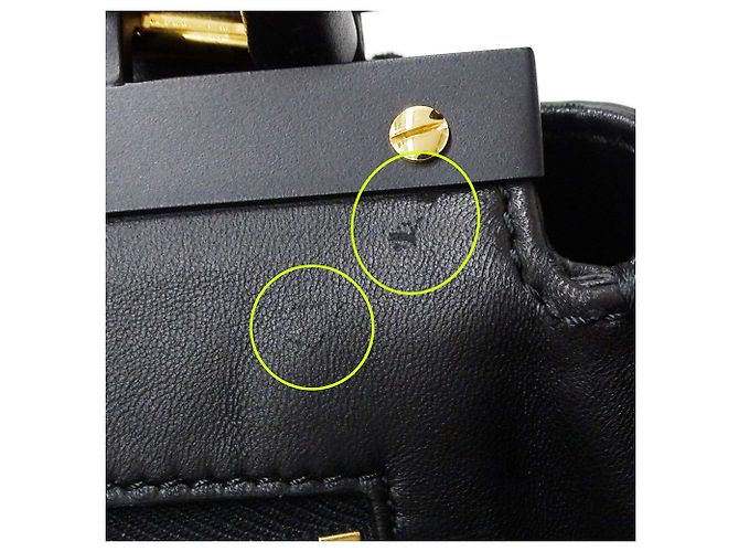 Bolso de mano de piel Fendi Negro - vista 12