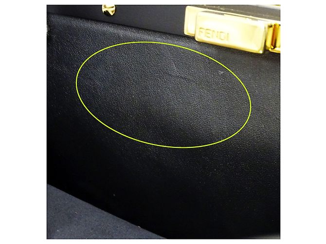 Bolso de mano de piel Fendi Negro - vista 13