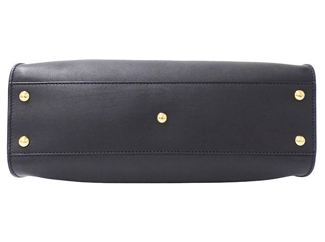 Bolso de mano de piel Fendi Negro - vista 3