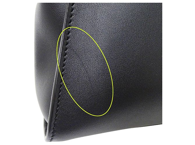 Bolso de mano de piel Fendi Negro - vista 9