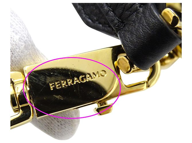 Bolsa Salvatore Ferragamo Gancini para mulher - vista 7