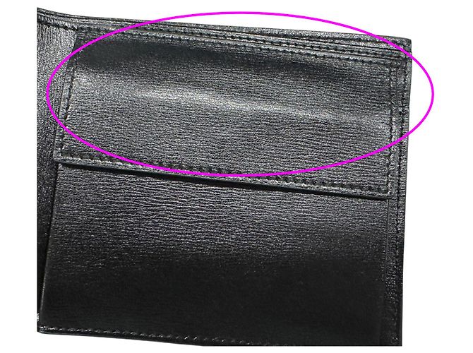 Yves Saint Laurent Bi-Fold Geldbörse Schwarz - Ansicht 11