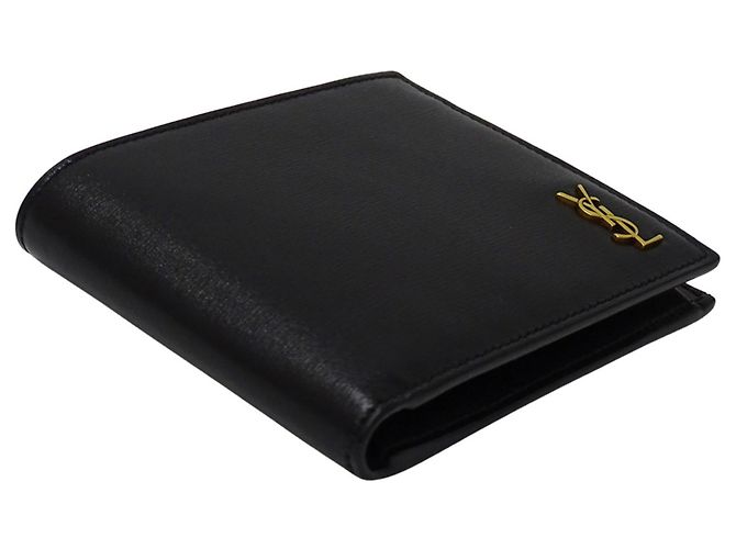 Yves Saint Laurent Bi-Fold Geldbörse Schwarz - Ansicht 4