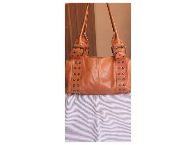 Dolce & Gabbana Brown Leather Studded Handbag - view 2