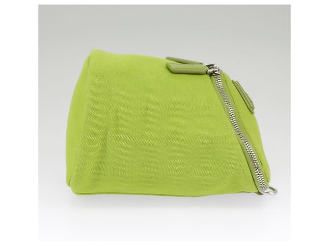 Prada Zipped Triangle Canvas Green - view 4