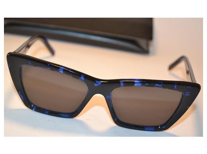 Autre Marque Saint Laurent Gafas de sol SL276 Mica Negro Azul - vista 2