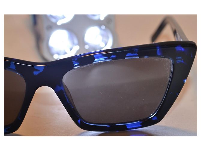 Autre Marque Saint Laurent Gafas de sol SL276 Mica Negro Azul - vista 9