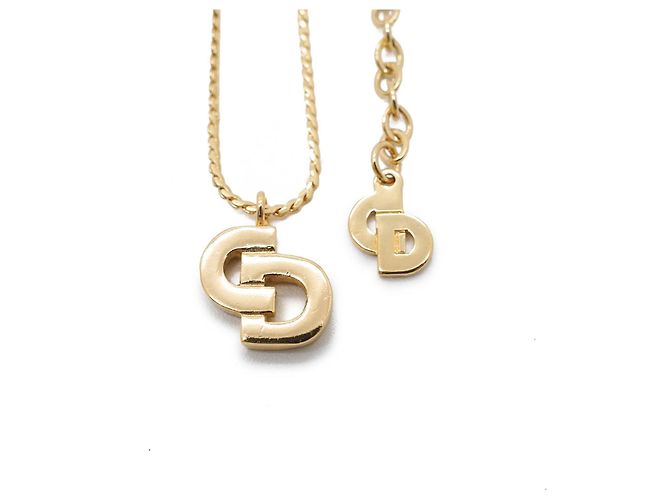 Dior Colar CD Logo Gold Dourado - vista 2