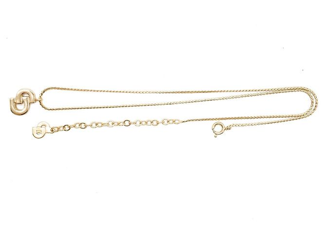 Dior Colar CD Logo Gold Dourado - vista 3