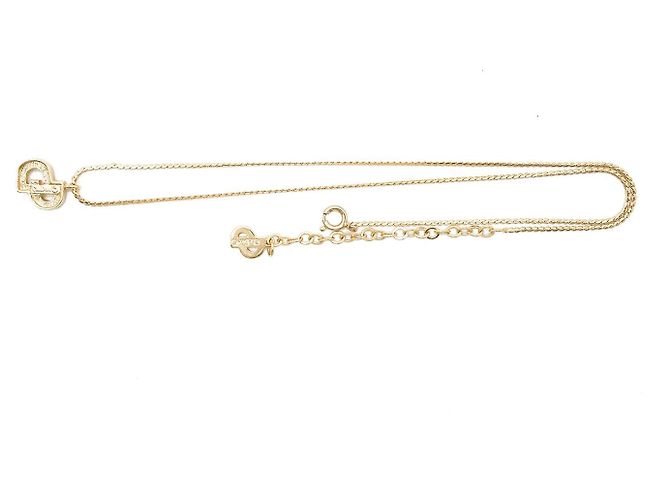 Dior Colar CD Logo Gold Dourado - vista 4