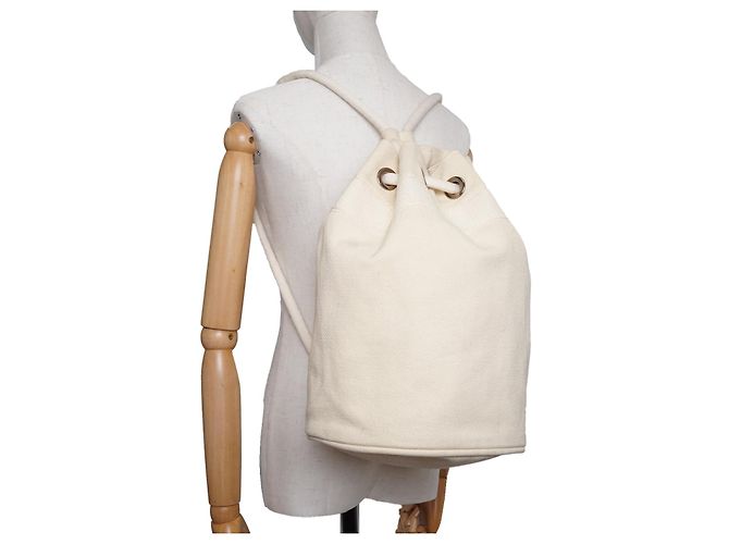 Hermès Sac Marine Recif MM Branco Algodão - vista 13