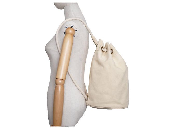 Hermès Sac Marine Recif MM Branco Algodão - vista 14