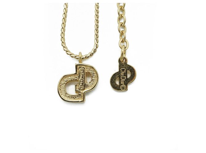 Dior Colar CD Logo Gold Dourado - vista 5