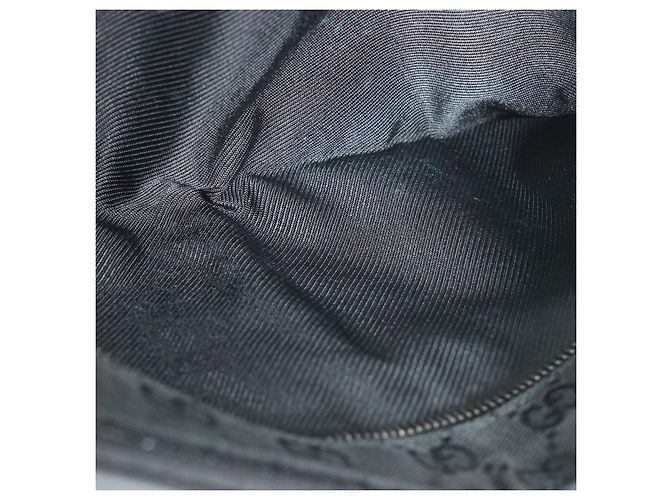 Gucci Riñonera con bolsillos en lona GG Negro - vista 10