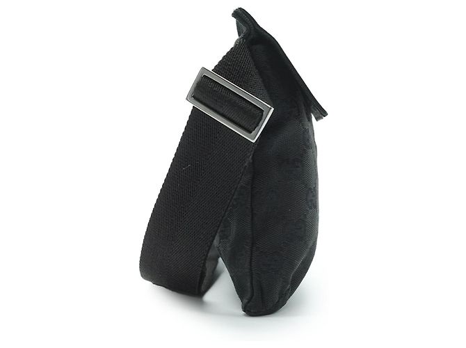 Gucci Riñonera con bolsillos en lona GG Negro - vista 4