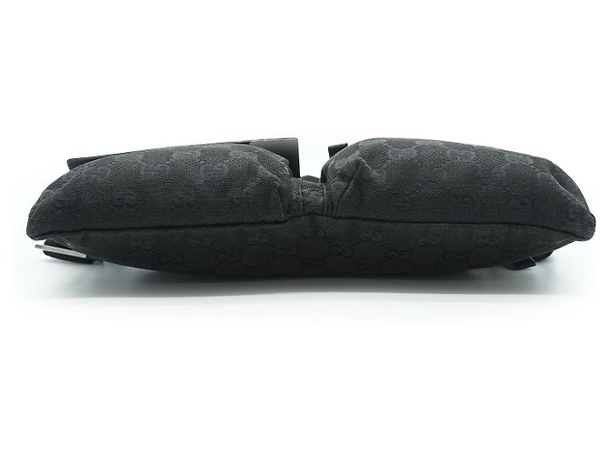 Gucci Riñonera con bolsillos en lona GG Negro - vista 5