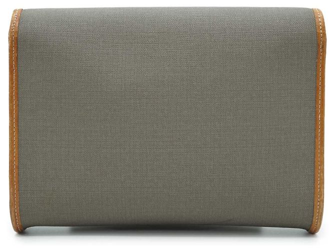 Dior Umhängetasche aus Canvas und Leder Braun Beige Hellblau - Ansicht 3