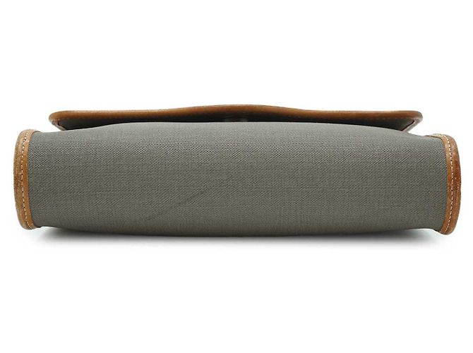 Dior Umhängetasche aus Canvas und Leder Braun Beige Hellblau - Ansicht 6