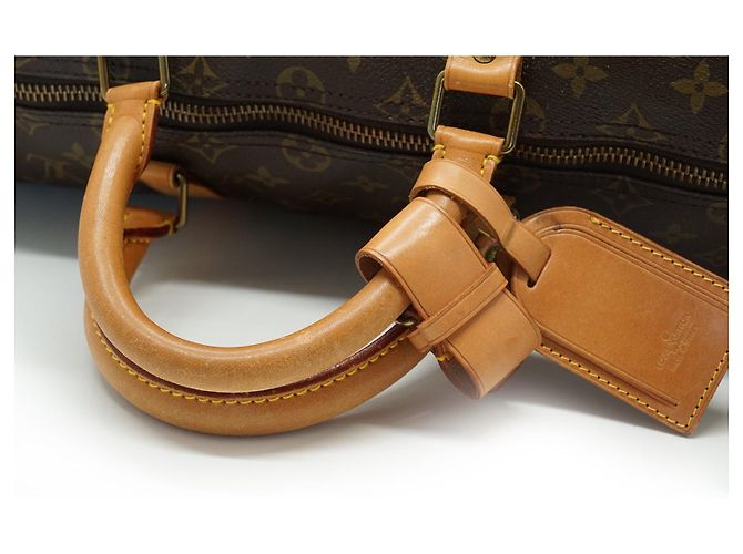 Louis Vuitton Vintage Monogram Keepall 50 Marron - vue 10