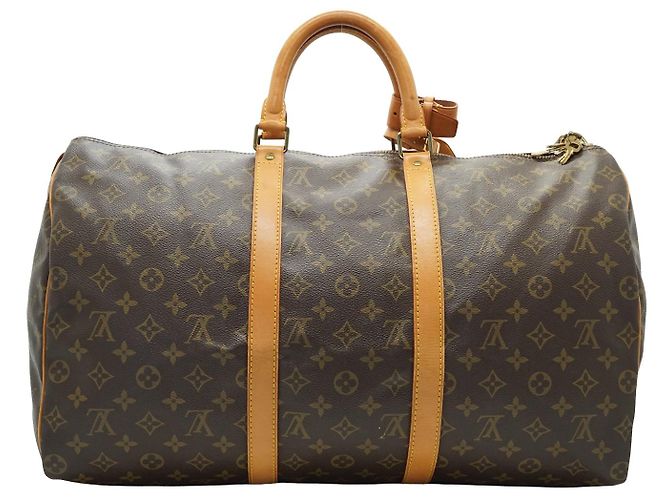Louis Vuitton Vintage Monogram Keepall 50 Marron - vue 2