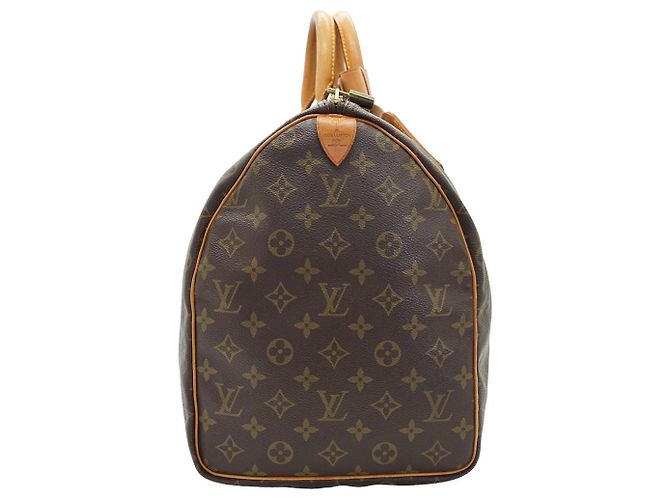 Louis Vuitton Vintage Monogram Keepall 50 Marron - vue 4
