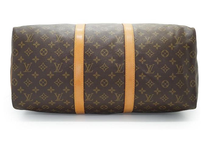 Louis Vuitton Vintage Monogram Keepall 50 Marron - vue 5