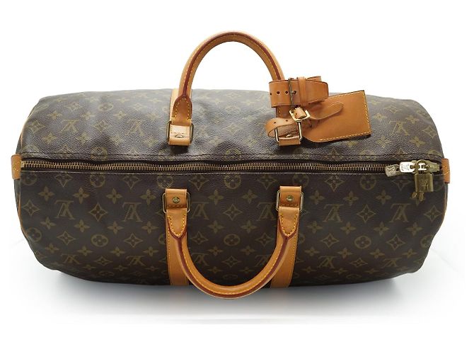 Louis Vuitton Vintage Monogram Keepall 50 Marron - vue 8