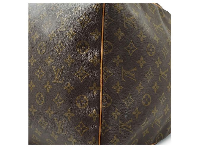 Louis Vuitton Monogram Keepall 60 Toile Marron Cuir - vue 7