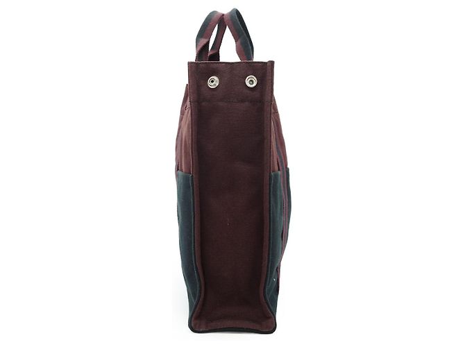 Hermès Fourre-Tout MM Bicolor Noir - vue 3