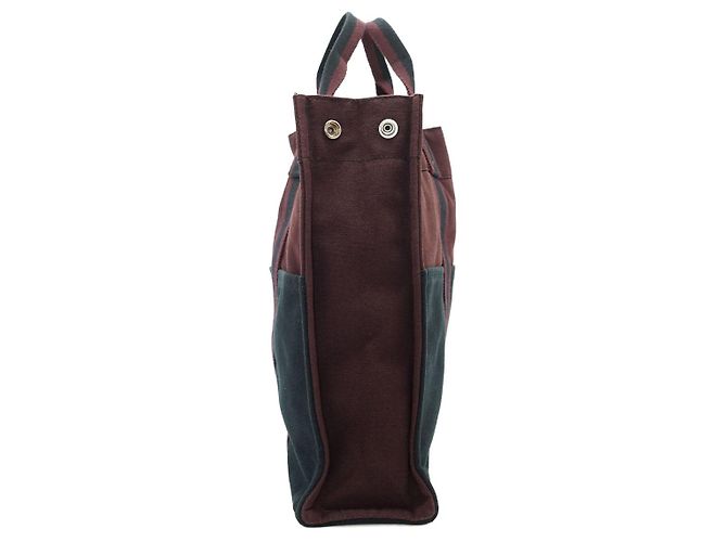 Hermès Fourre-Tout MM Bicolor Noir - vue 4