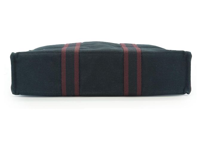Hermès Fourre-Tout MM Bicolor Noir - vue 5