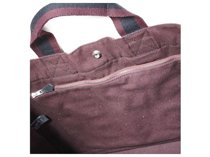 Hermès Fourre-Tout MM Bicolor Noir - vue 9