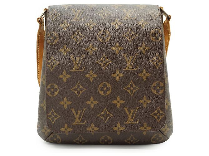 Louis Vuitton Monogram Musette Salsa Long Strap Castaño Mostaza - vista 2