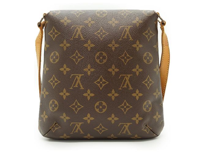 Louis Vuitton Monogram Musette Salsa Long Strap Castaño Mostaza - vista 3