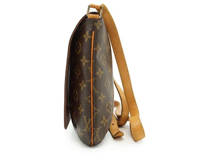 Louis Vuitton Monogram Musette Salsa Long Strap Castaño Mostaza - vista 4