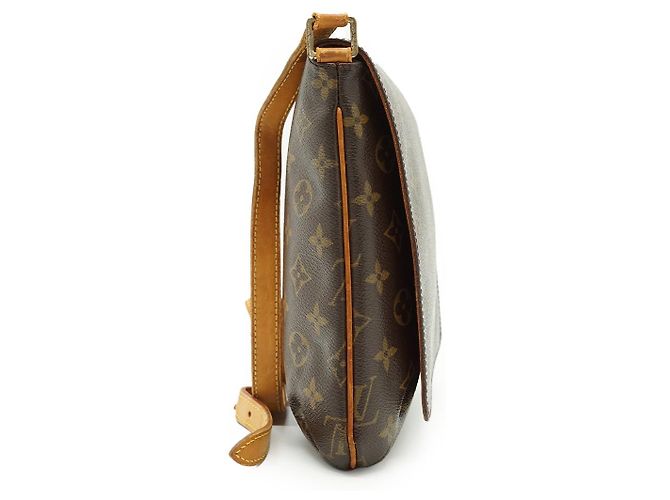 Louis Vuitton Monogram Musette Salsa Long Strap Castaño Mostaza - vista 5