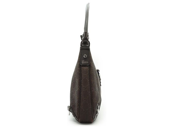 Gucci GG Canvas Abbey Hobo-Bag mit D-Ring Braun - Ansicht 3