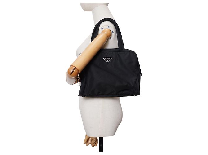 Prada Sac Boston Small Vintage en Tessuto Nylon - vue 20