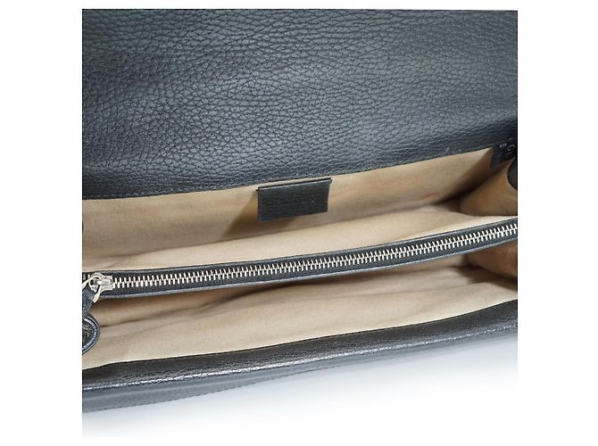 Gucci Borsa a tracolla con catena Dionysus impreziosita da cristalli Nero Beige - vista 12