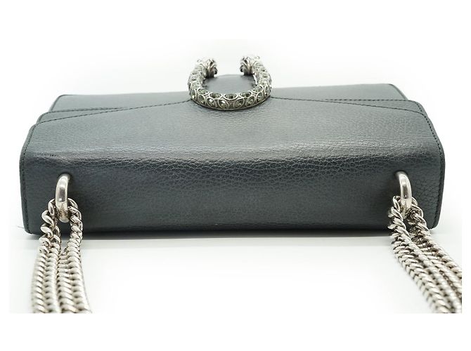 Gucci Borsa a tracolla con catena Dionysus impreziosita da cristalli Nero Beige - vista 6