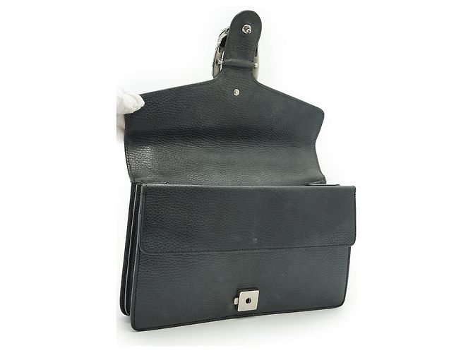 Gucci Borsa a tracolla con catena Dionysus impreziosita da cristalli Nero Beige - vista 9