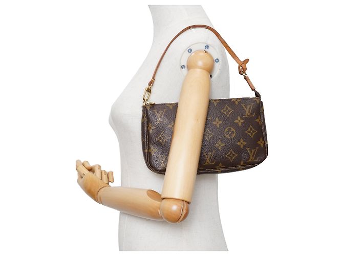 Louis Vuitton Monogram Pochette Accessoires Marrone - vista 14