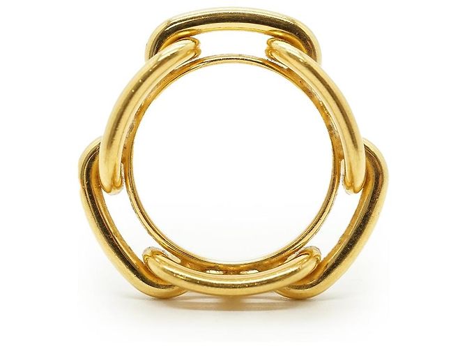 Ring Anel para lenço Hermès Regate Gold Brass Dourado - vista 3